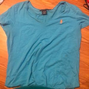 Light blue Polo v neck